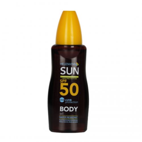 Helenvita Sun Body Oil Αδιάβροχο Αντηλιακό Λάδι SPF50, 200ml